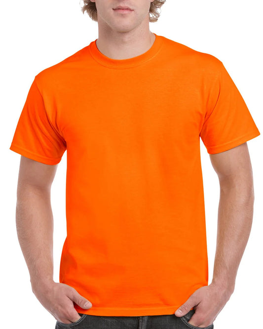 Gildan Men's 63000 Short Sleeve Soft Style Cotton T-Shirt - Orange, Maroon, Violet