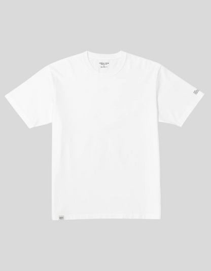 SIMWOOD Men's White Drop Sleeve 250g T-shirt 100% Cotton