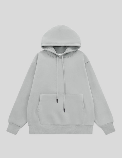 INFLATION 350gsm Thick Velvet Unisex Hoodies | Grey, Apricot, Purple