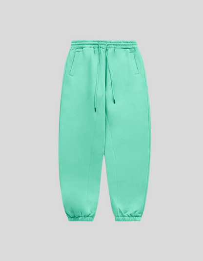 INFLATION 350gsm Thick Velvet Unisex Sweatpants | Pink, Green, Blue
