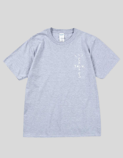 LOOK MOM I CAN FLY ( Travis Scott ) Short Sleeve T-shirts | Blue, Grey