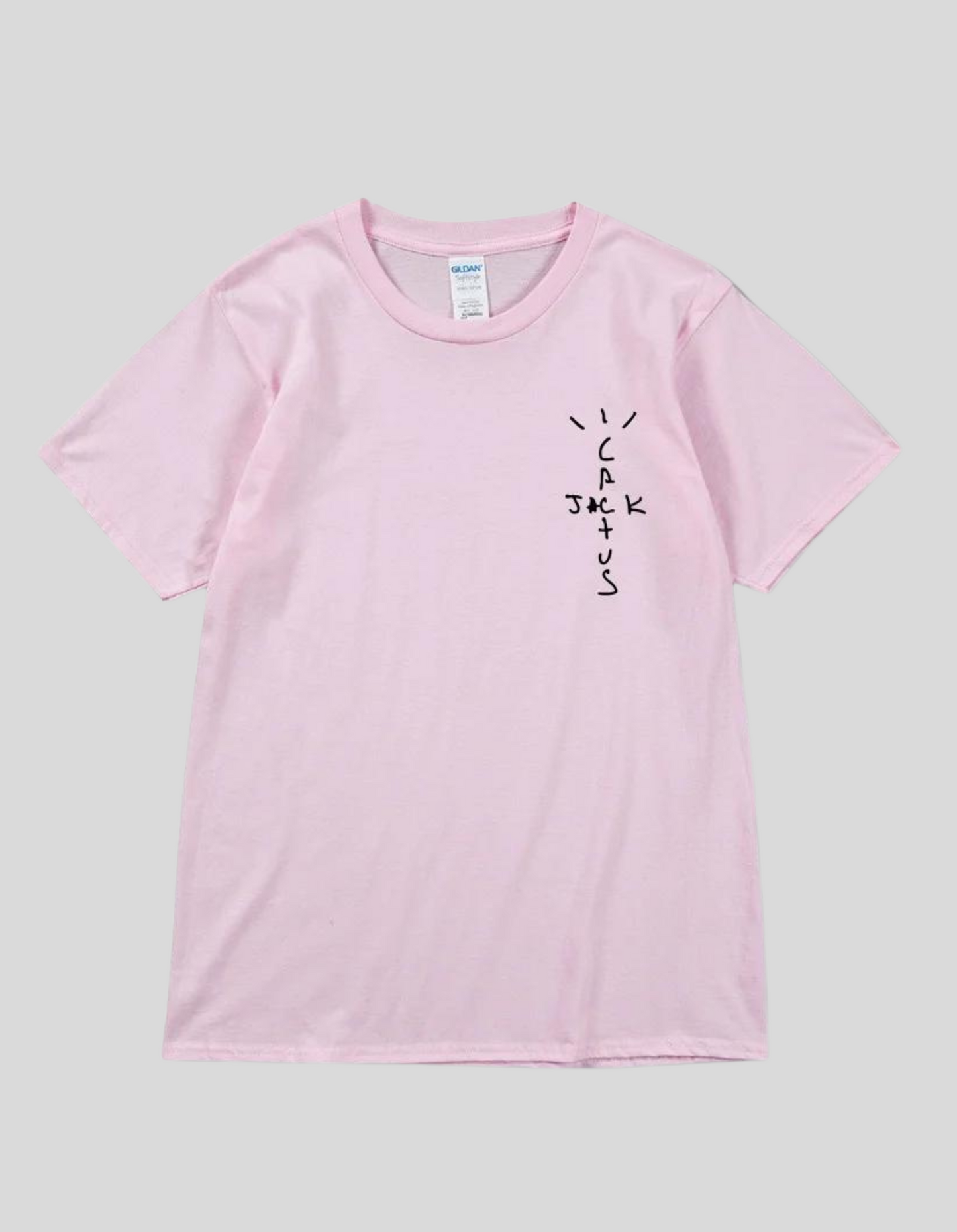 LOOK MOM I CAN FLY ( Travis Scott ) Short Sleeve T-shirts | Pink, Black