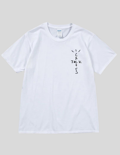 LOOK MOM I CAN FLY ( Travis Scott )Short Sleeve T-shirts | White, Blue