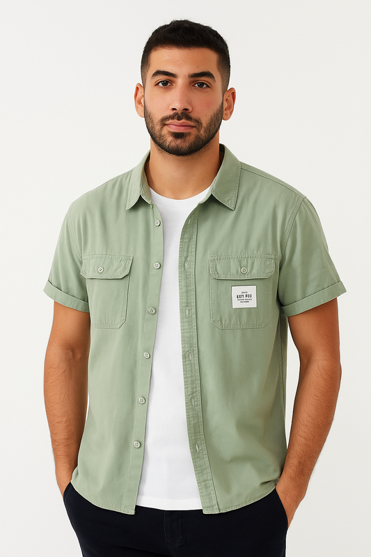 Cargo Pure Cotton Short Sleeve Shirt