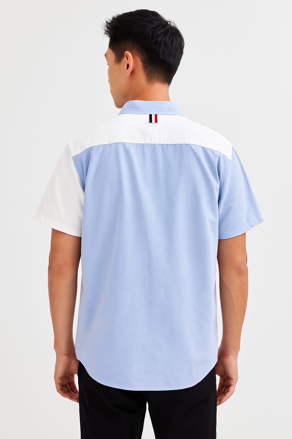 100% Cotton Casual Patchwork Shirt