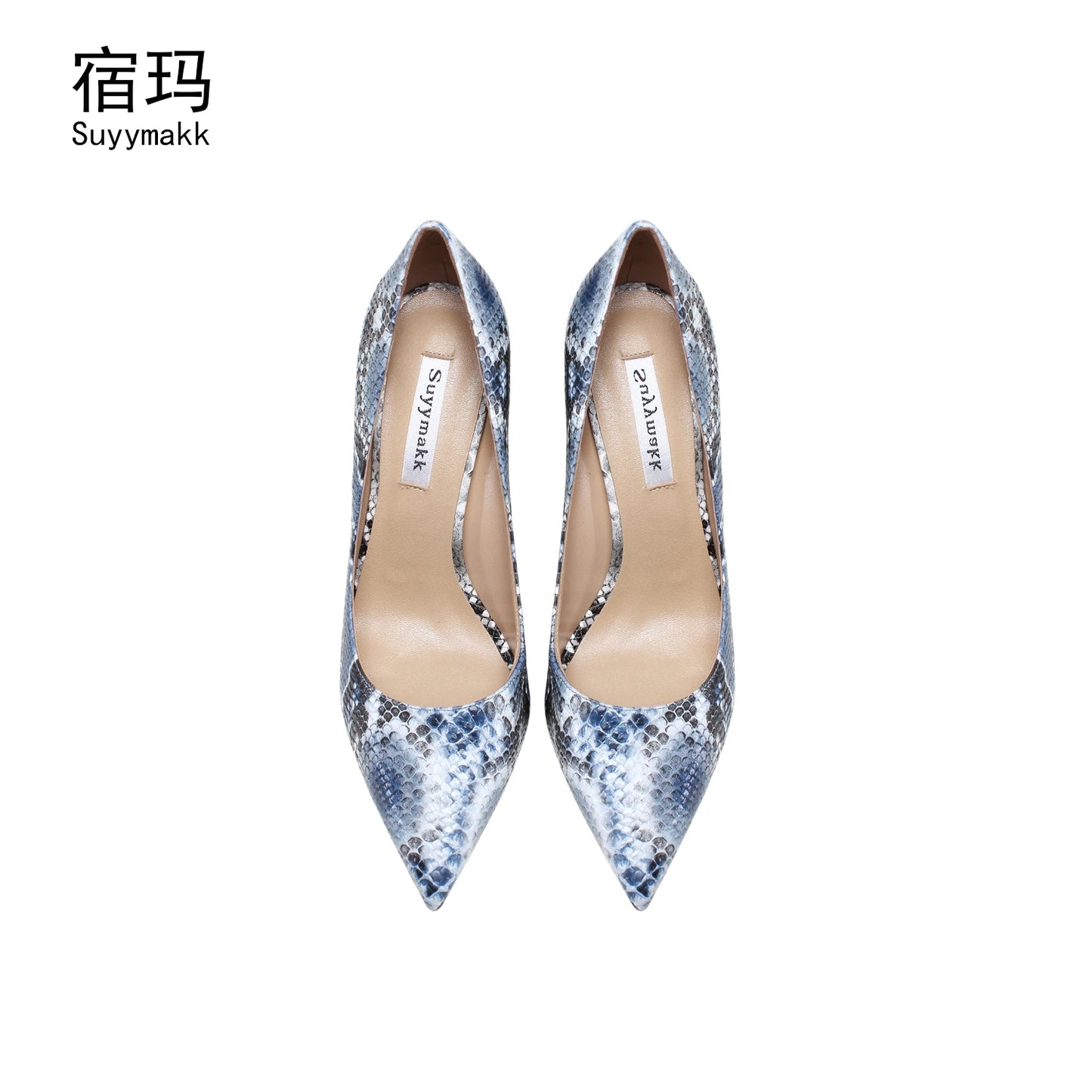 Heels For Women 2024 Luxury Women's Pumps Snake Pattern High Heels Shoes Sexy Wedding Shoes Female Stiletto Shoes Ladies Shoes