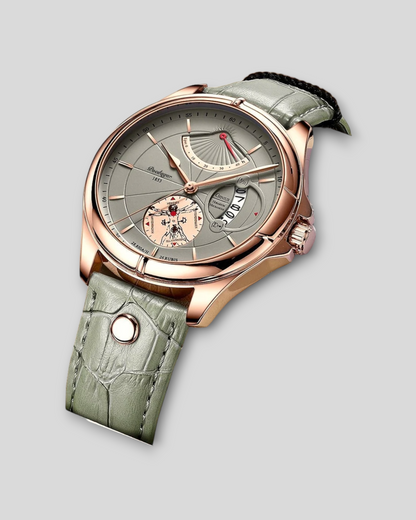 POEDAGAR Sports Leather Men's Watches