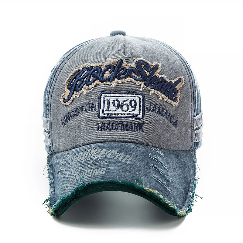 Rock Shank Denim Baseball Cap, Coffee