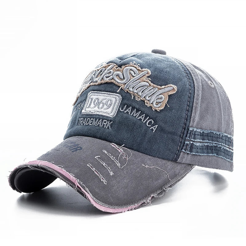 Rock Shank Denim Baseball Cap, Coffee