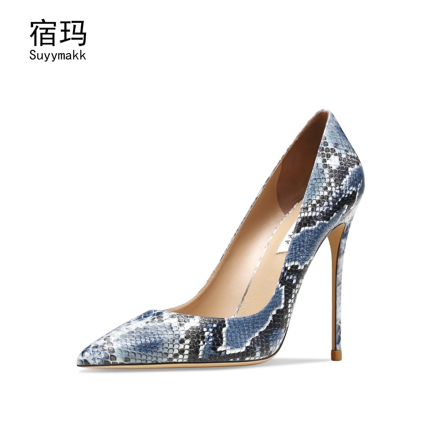 Heels For Women 2024 Luxury Women's Pumps Snake Pattern High Heels Shoes Sexy Wedding Shoes Female Stiletto Shoes Ladies Shoes