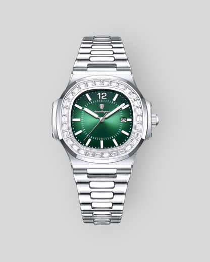 POEDAGAR Men's Patek Philippe Nautilus Diamond Watches