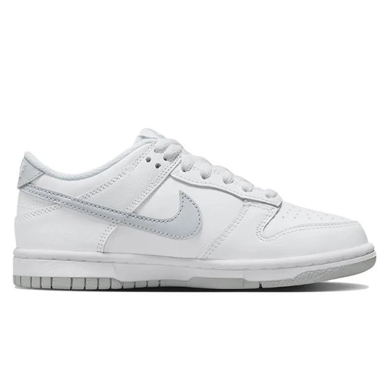 Nike Dunk Low Retro, White Gray, White Shoes