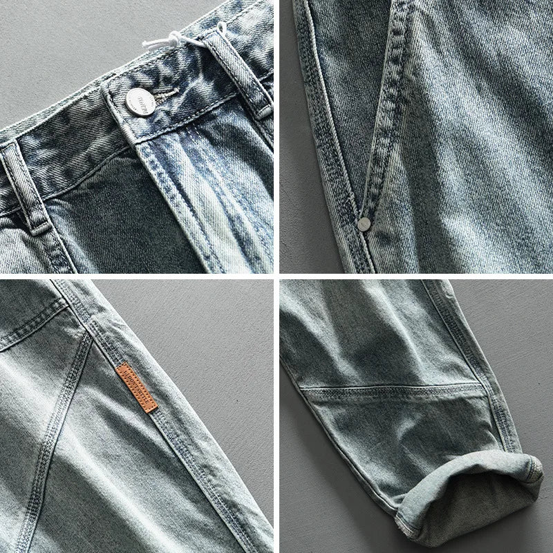 Washed Vintage Cargo Jeans