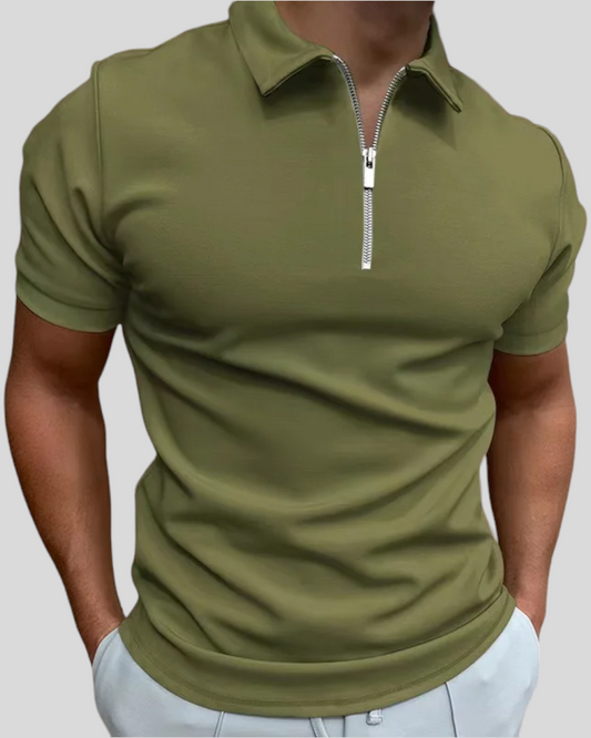 Men's Polo Golf T-Shirt Short Sleeve, Gray, Pink, Black, Green