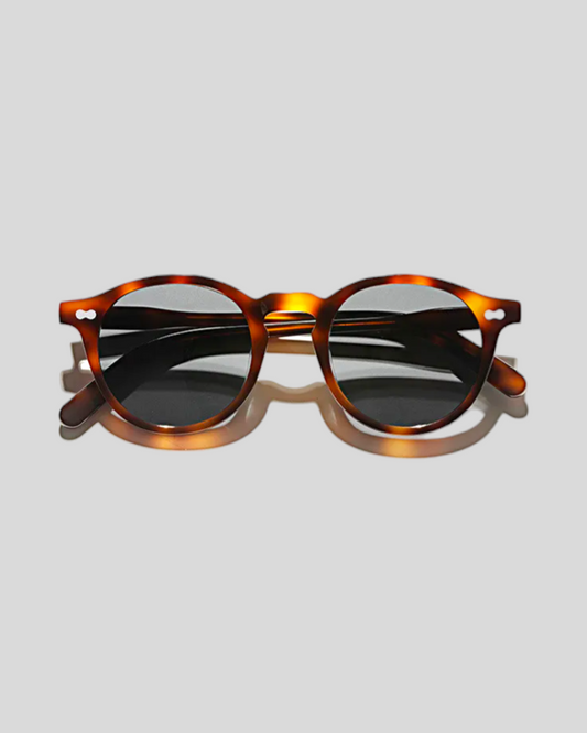 Polarized Vintage Tortoise Gray Sunglasses