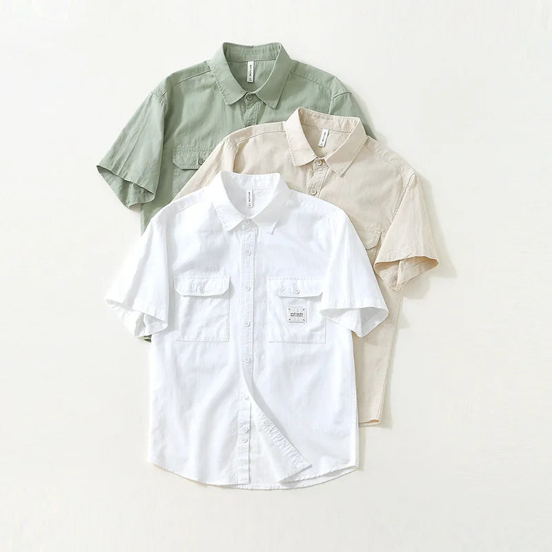 Cargo Pure Cotton Short Sleeve Shirt