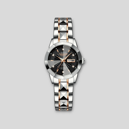 POEDAGAR Exquisite Minimalist Women's Automatic Rose Gold Watches