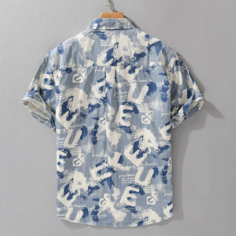 Camouflage Graphic Tee Short Sleeve Shirt