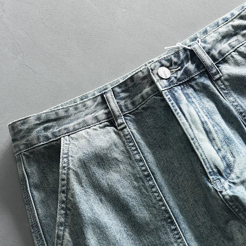 Washed Vintage Cargo Jeans