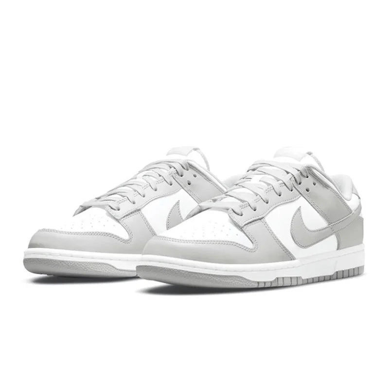 Nike Dunk Low Retro, Gray White, Navy Blue Shoes