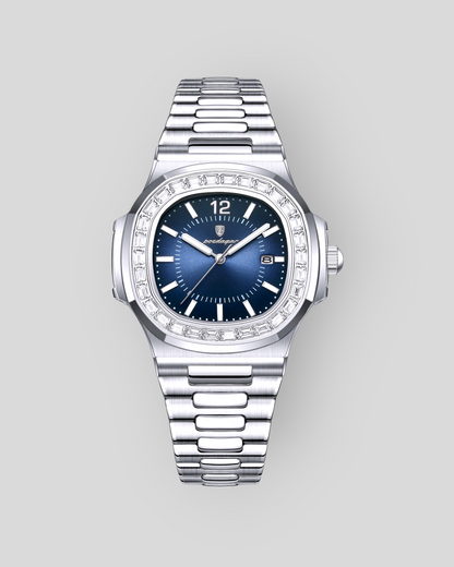 POEDAGAR Men's Patek Philippe Nautilus Diamond Watches