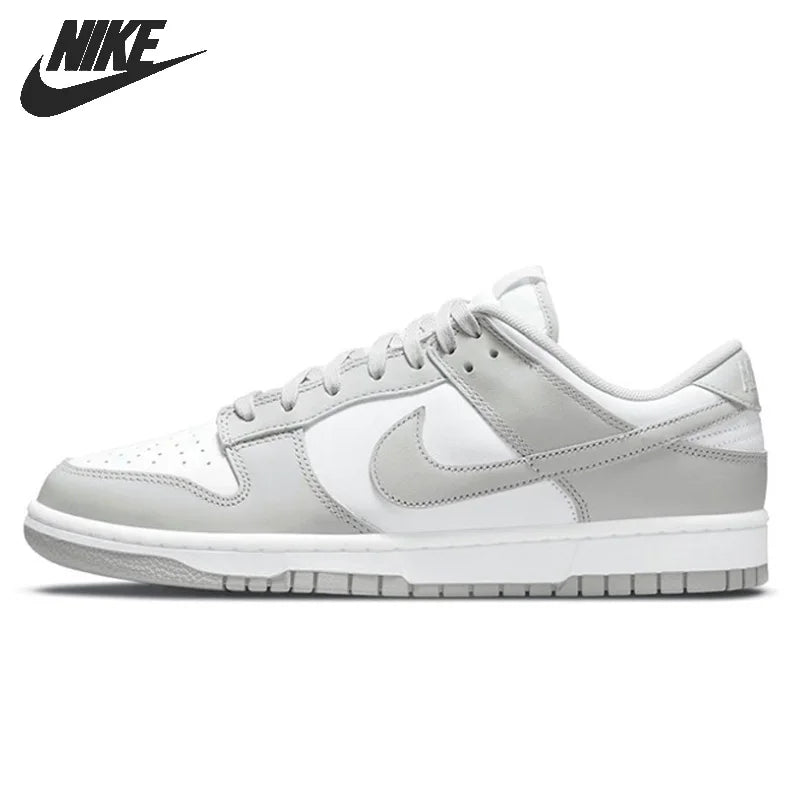 Nike Dunk Low Retro, Gray White, Navy Blue Shoes