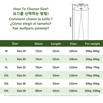 Men’s Cotton and Linen Cargo Shorts