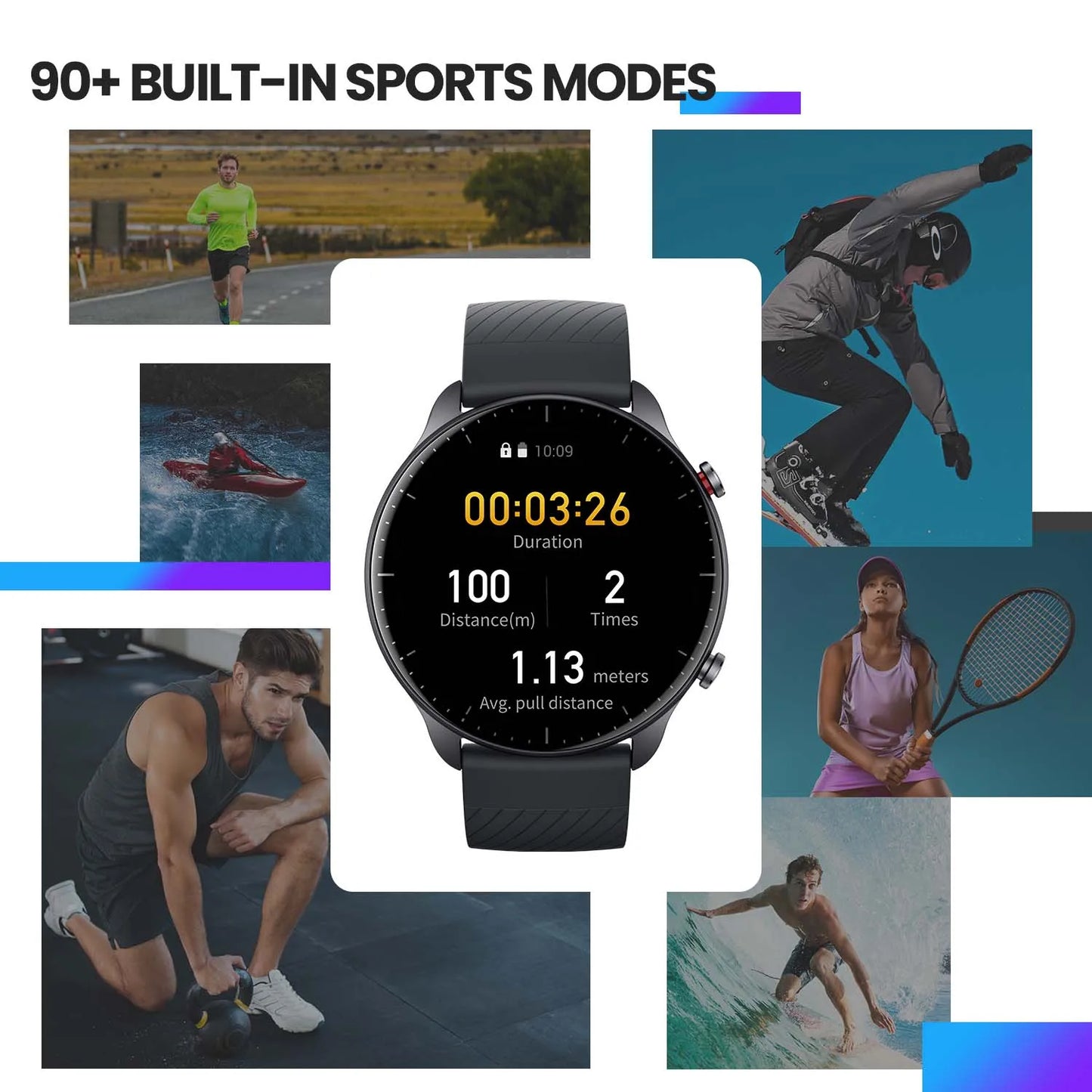 Amazfit GTR 2 New Version 46mm Smartwatch Alexa Built-in Ultra-long Battery Life Smart Watch For Android iOS Phone