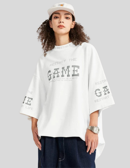 INFLATION Women's Puff Print Oversized T-shirts