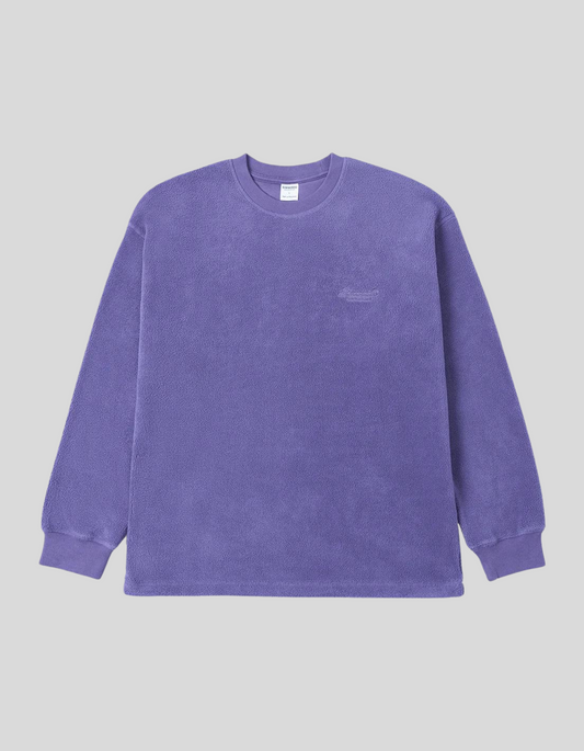 SIMWOOD 330g/sm Women's Purple Polar Fleece Fabric Sweatshirts
