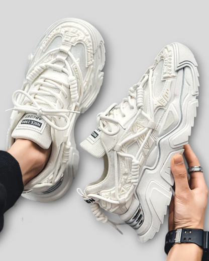 Men's Black Chunky Sneakers / Trainers / Shoes