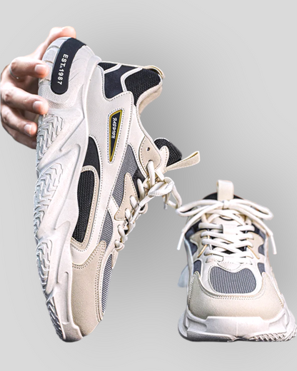 Men's Versatile Chunky Grey Sneakers/ Trainers/ Shoes