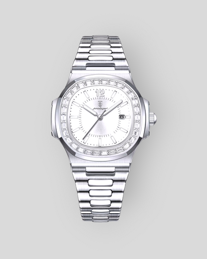 POEDAGAR Men's Patek Philippe Nautilus Diamond Watches