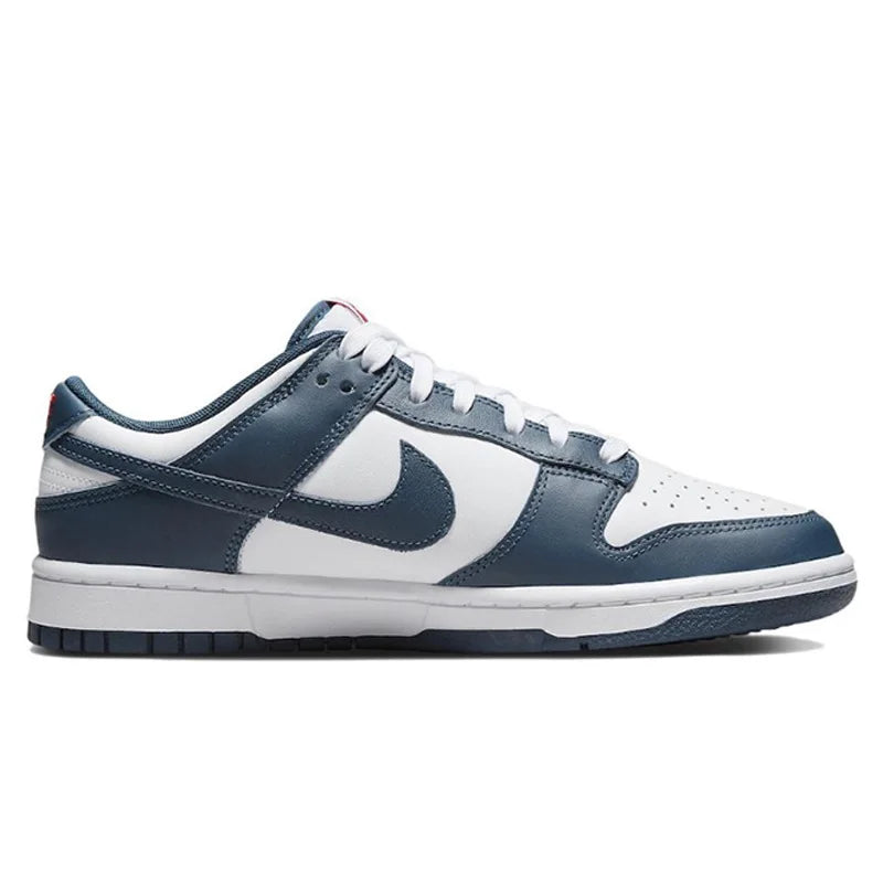 Nike Dunk Low Retro, Gray White, Navy Blue Shoes