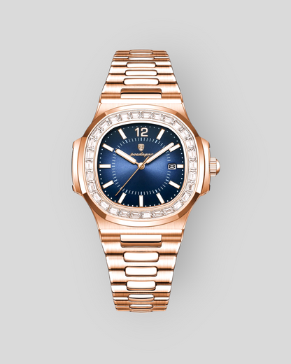 POEDAGAR Men's Patek Philippe Nautilus Diamond Watches