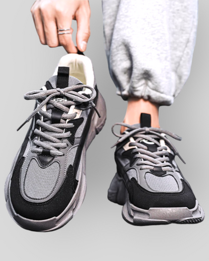 Men's Versatile Chunky Grey Sneakers/ Trainers/ Shoes