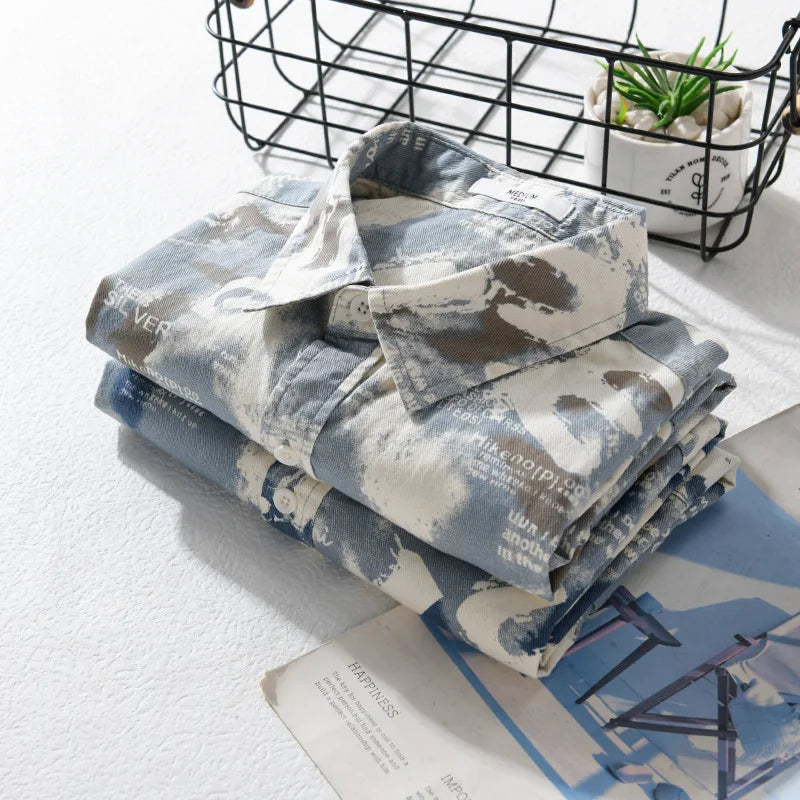 Camouflage Graphic Tee Short Sleeve Shirt