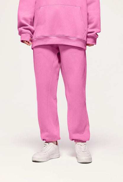 INFLATION 350gsm Thick Velvet Unisex Sweatpants | Pink, Green, Blue