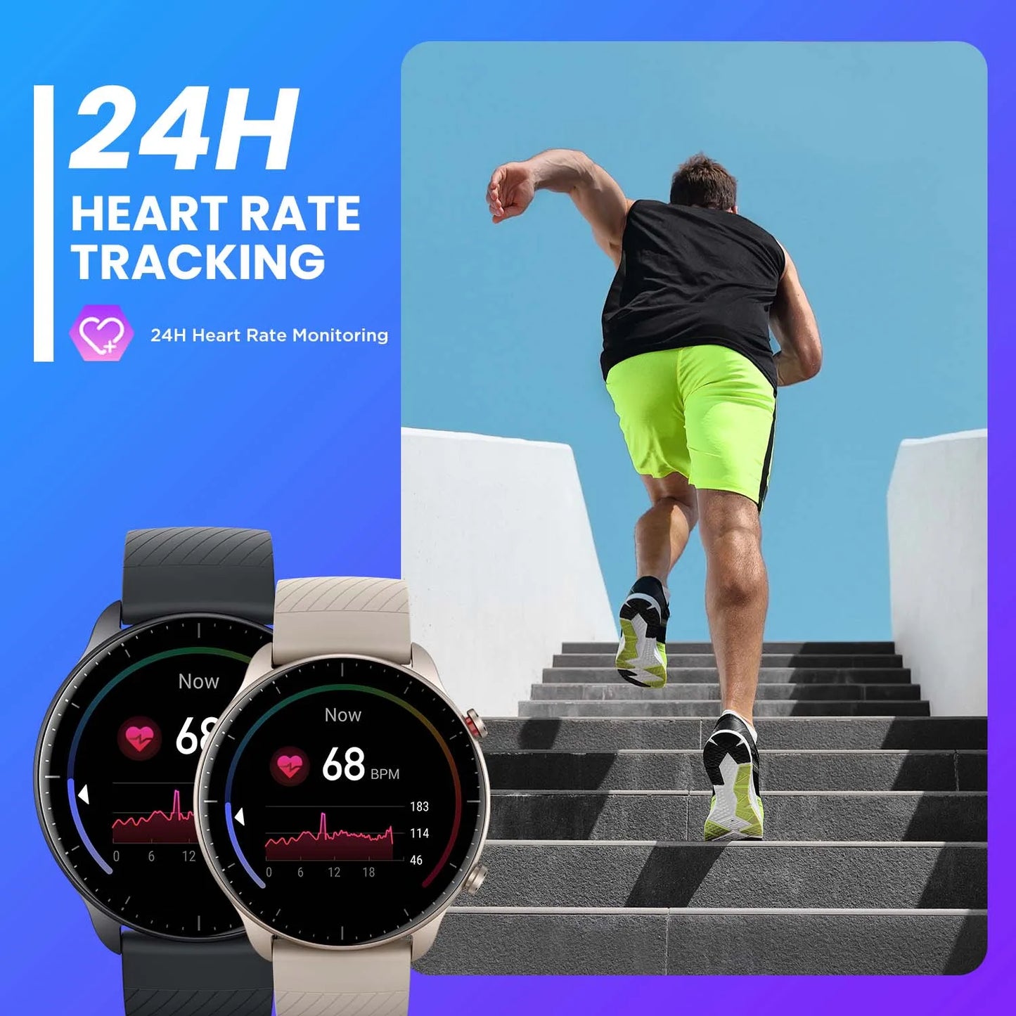 Amazfit GTR 2 New Version 46mm Smartwatch Alexa Built-in Ultra-long Battery Life Smart Watch For Android iOS Phone