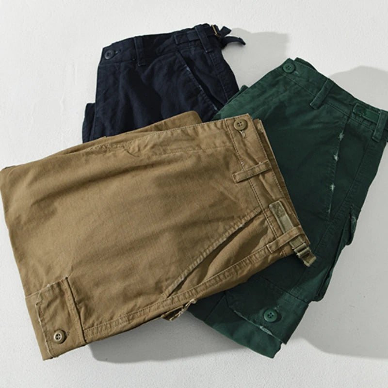 100% Cotton Casual Cargo Pants