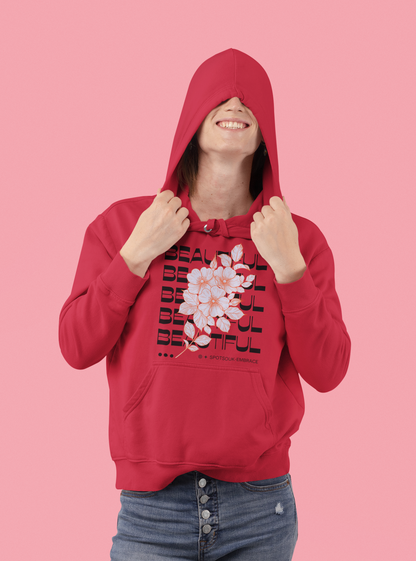 Graphic Flower Hoodies for Women