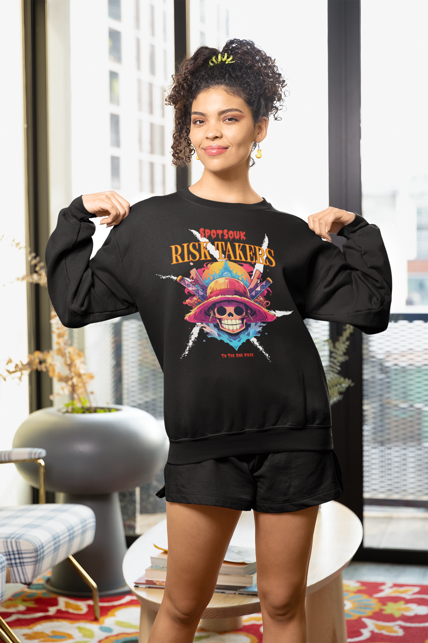 Anime themed Women's Sweatshirts.
